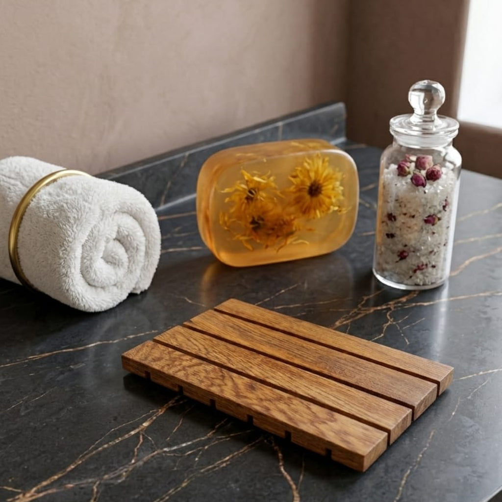 Jabonera Artesanal de madera